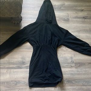 Top shop black sweatshirt dress